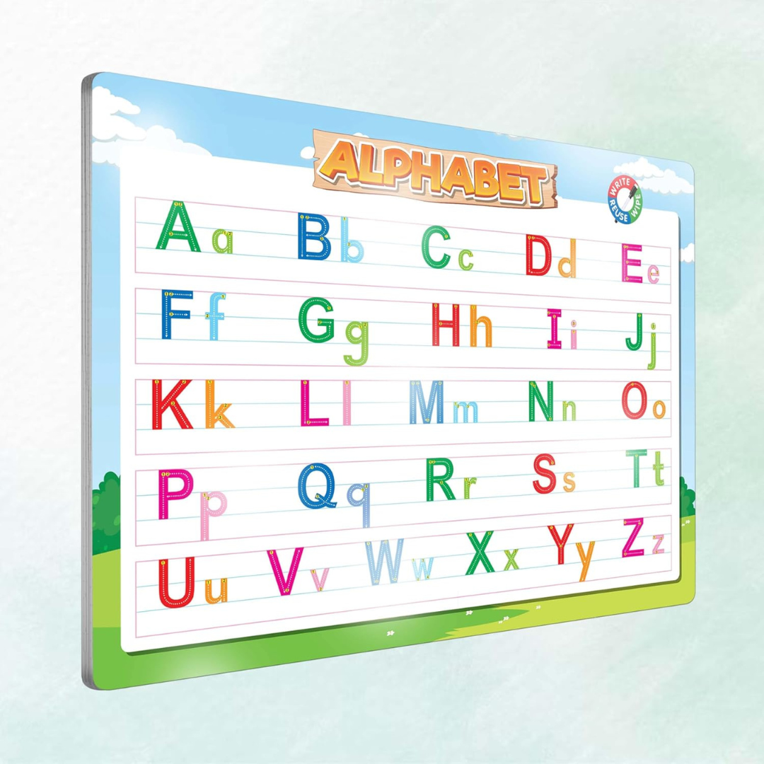 Unlimited Write & Wipe Practice Board (Alphabets)