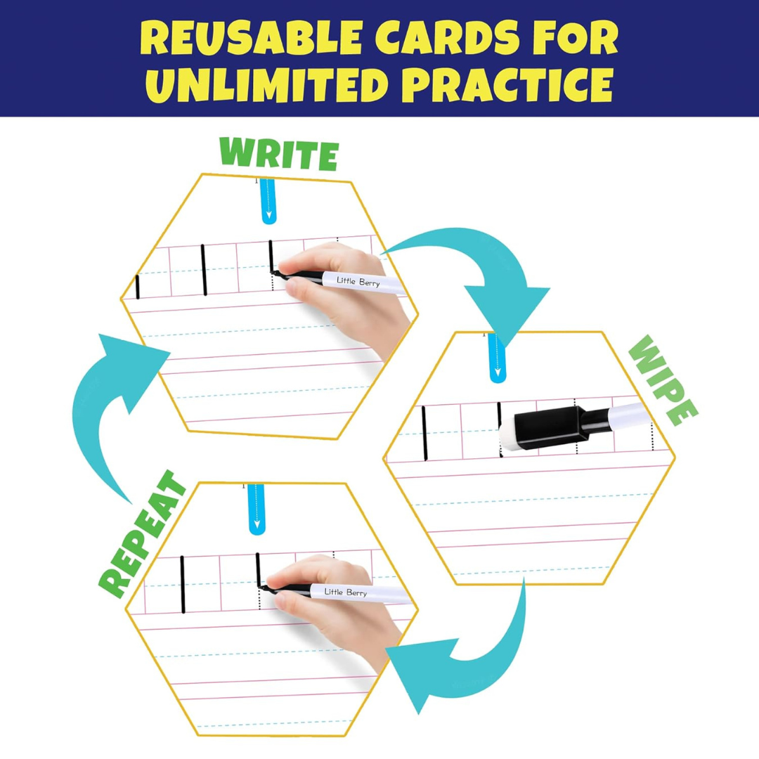 Write & Wipe (Jumbo Flash Cards) Alphabets