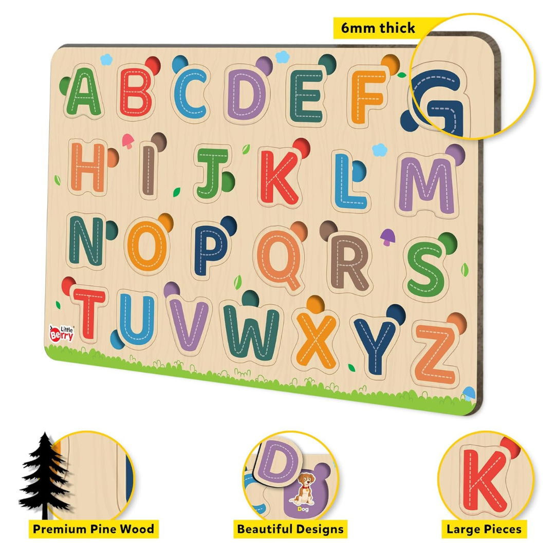 Wooden Puzzles (Alphabets) Solve & Play