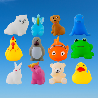 Colorful Floating Baby Toys – Bath Time Fun for Little Ones