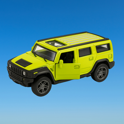 Mini Metal Car Toy | Pull Back Action Rubber Tires (Realistic Design)