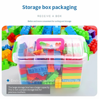 80 Pcs Big Mega Sized Blocks – Build & Create Limitlessly