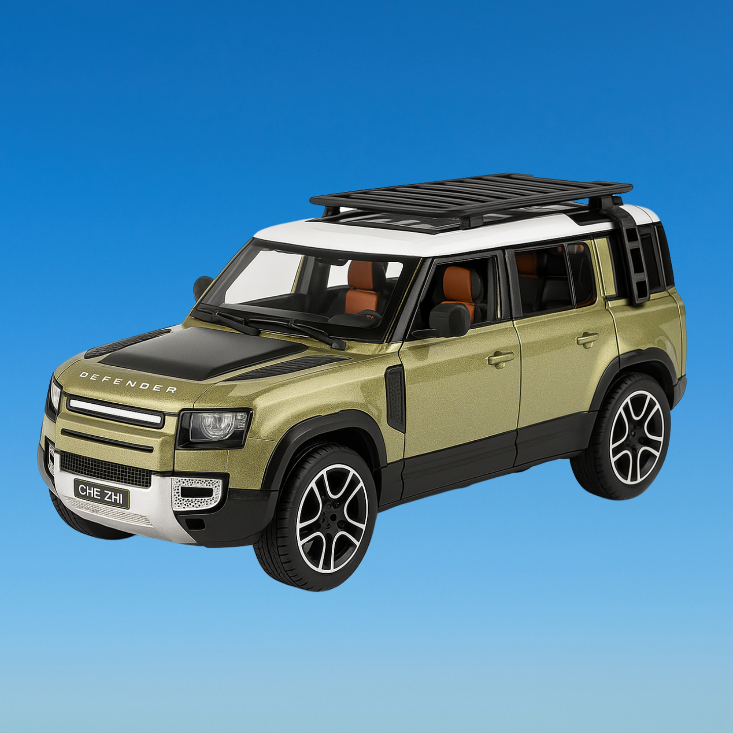 Defender Metal Car | Openable Doors - Pull Back Action for Kids Diecast Model
