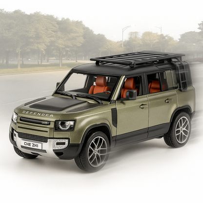 Defender Metal Car | Openable Doors - Pull Back Action for Kids Diecast Model