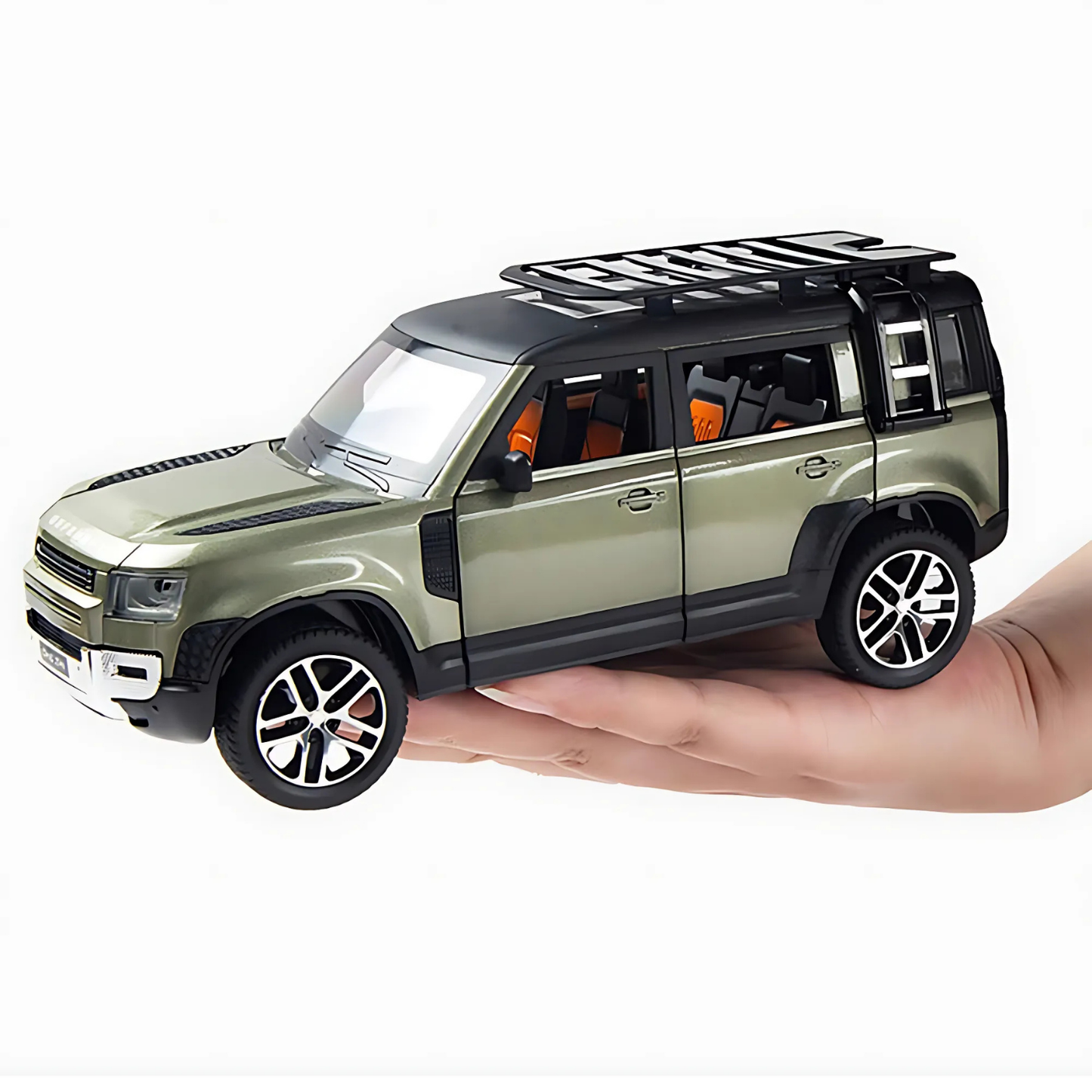 Defender Metal Car | Openable Doors - Pull Back Action for Kids Diecast Model