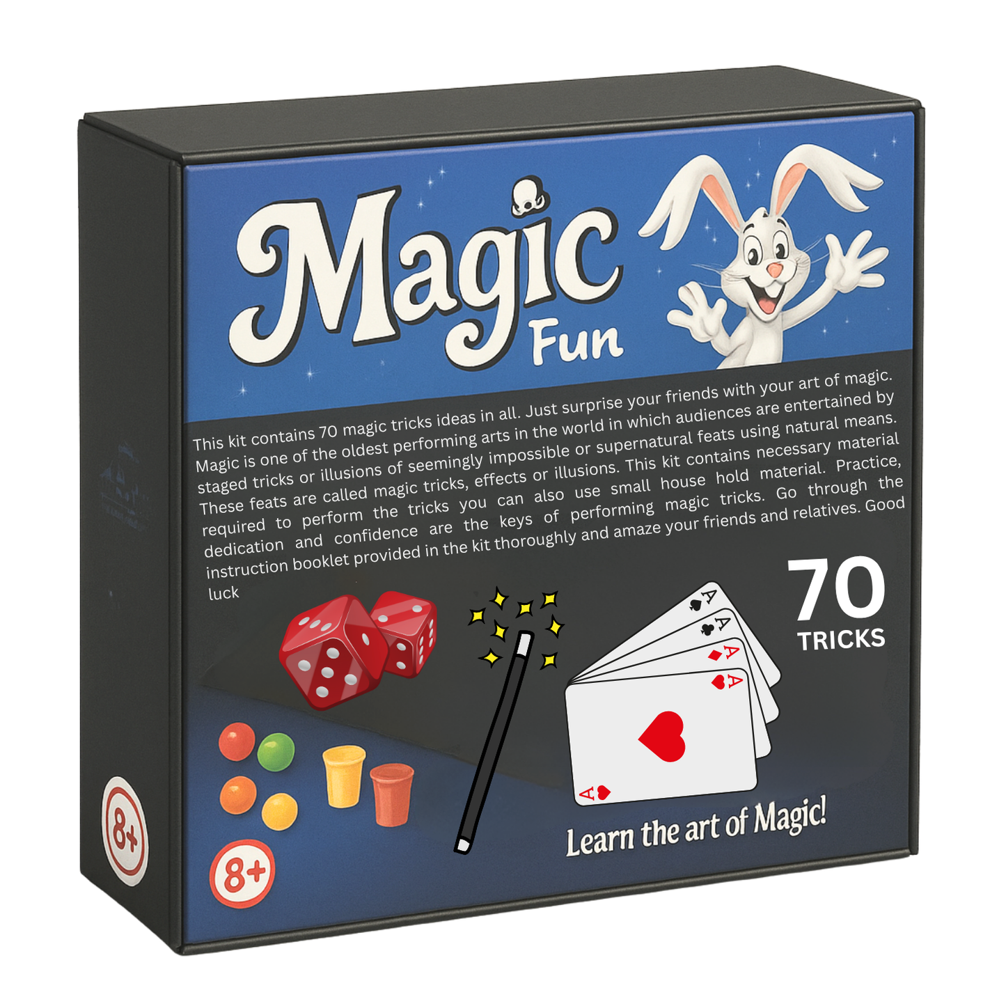 Magic Fun Board Game for Kids | Learn The Art of Magic with 70 Amazing Tricks