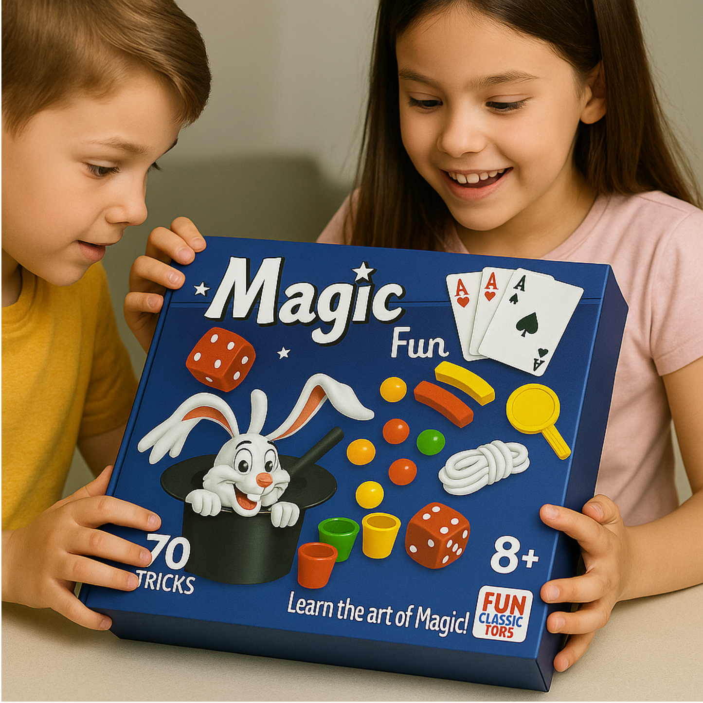 Magic Fun Board Game for Kids | Learn The Art of Magic with 70 Amazing Tricks