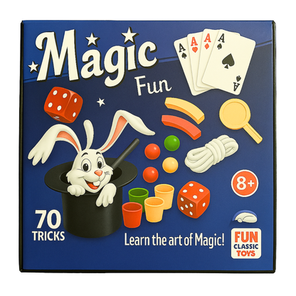 Magic Fun Board Game for Kids | Learn The Art of Magic with 70 Amazing Tricks