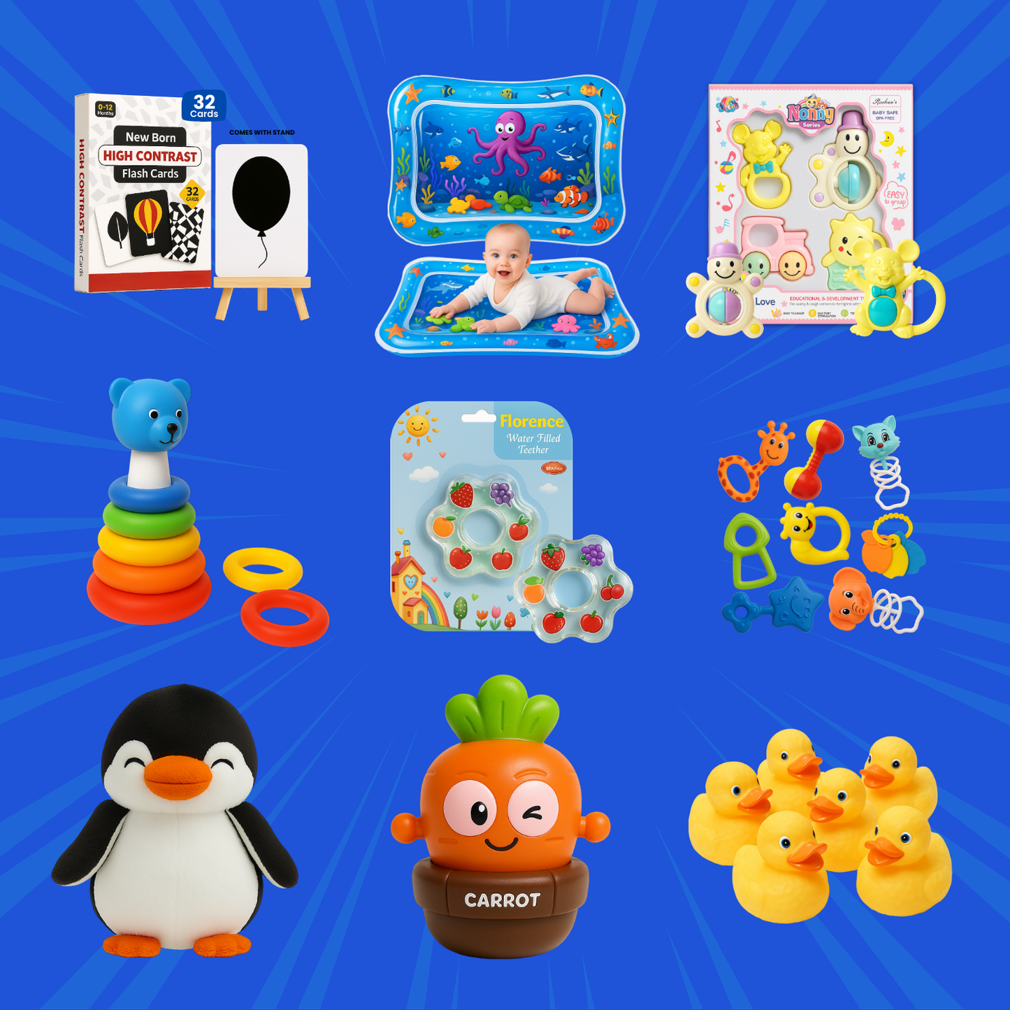 9-in-1 Toddler Toy Set | Everything Your Toddler Needs to Thrive! | Perfect Gift