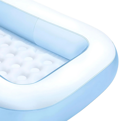 Inflatable 5.5ft Rectangular Pool for Summers with Air Pump