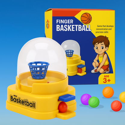 Mini Finger Basketball Game, Indoor Tabletop Basketball Shooter with Dome