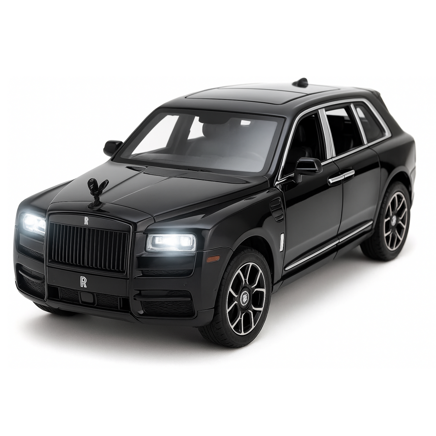 Luxury Diecast Rolls-Royce Cullinan Model Car – 1:24 Scale with Lights, Sounds & Opening Doors