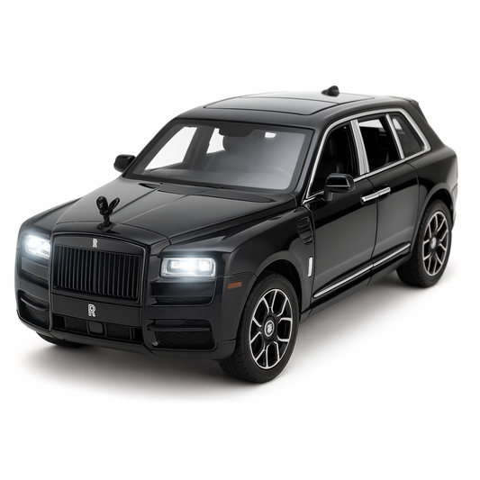Luxury Diecast Rolls-Royce Cullinan Model Car – 1:24 Scale with Lights, Sounds & Opening Doors
