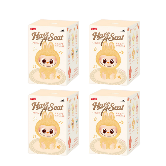 Labubu Doll – Premium Quality Collectible (Have a Seat) Blind Box (Pack of 4)