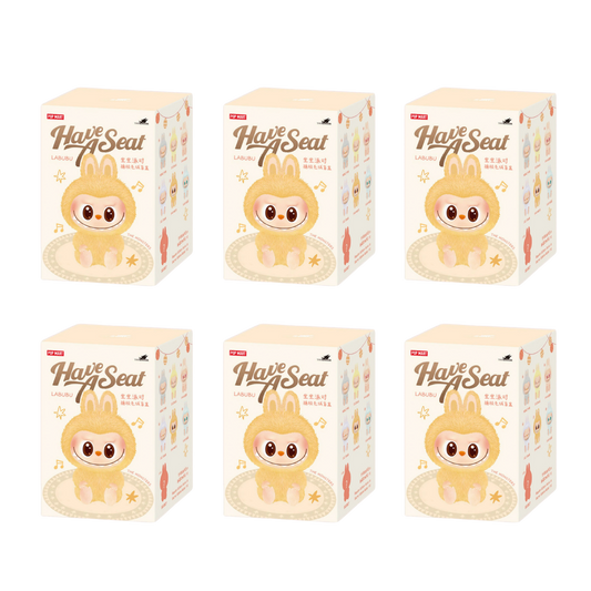 Labubu Doll – Premium Quality Collectible (Have a Seat) Blind Box (Pack of 6)
