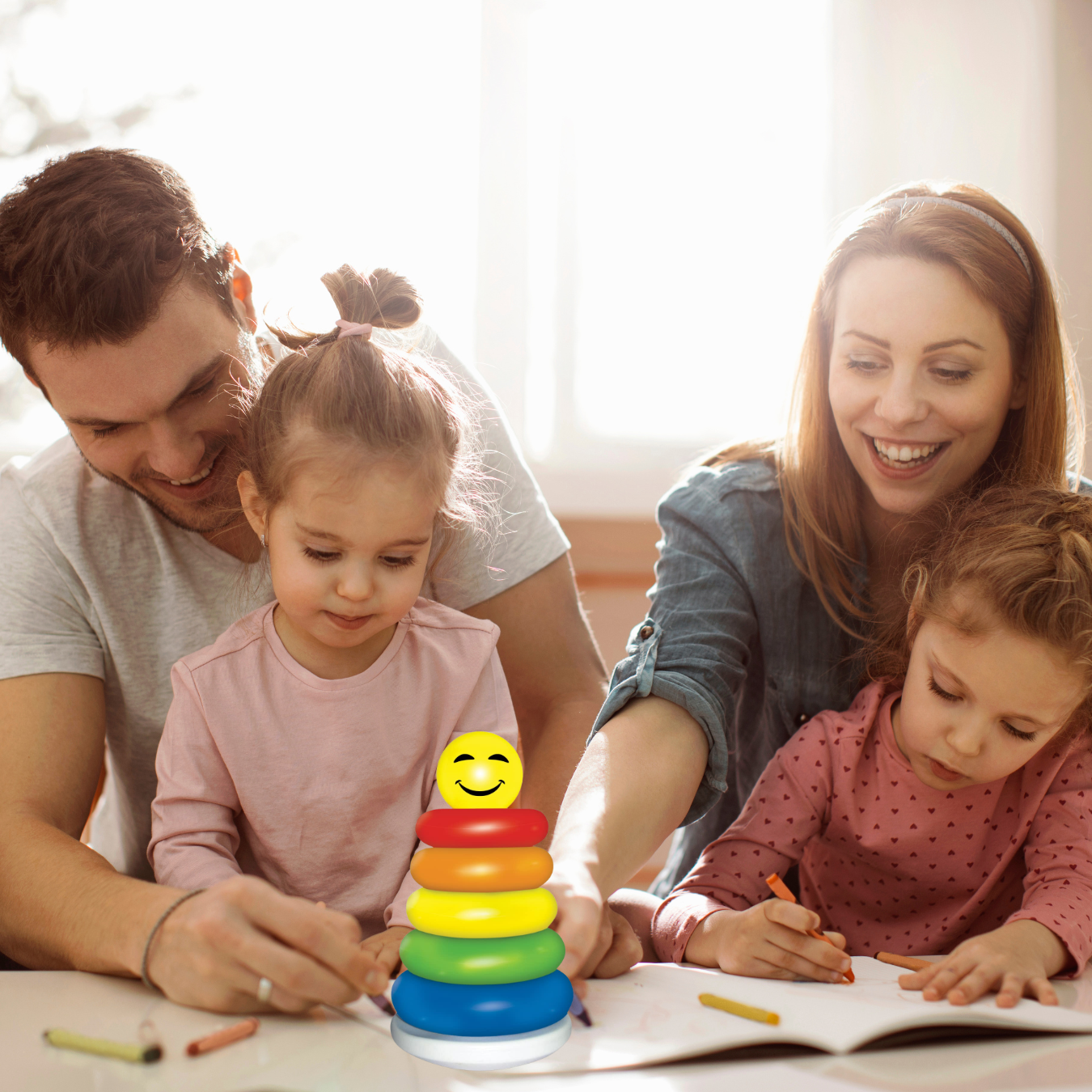 Littles Junior Rings - Colorful Stacking Fun for Early Learning