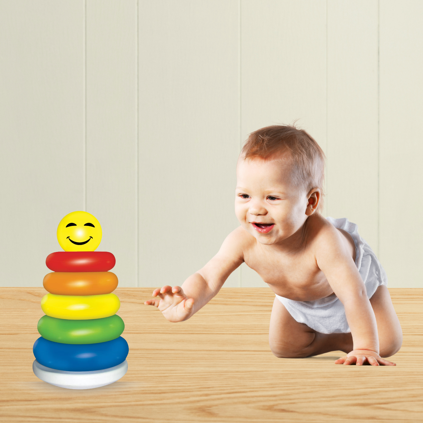 Littles Junior Rings - Colorful Stacking Fun for Early Learning