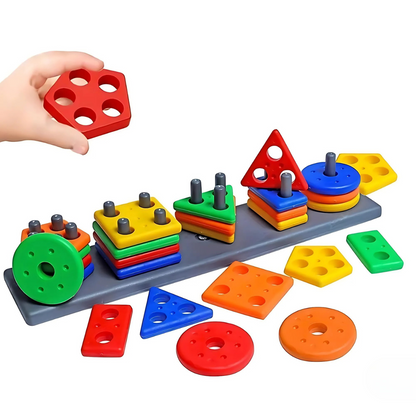 Angle Geometric Plastic Blocks – Creative Shape-Building Toy