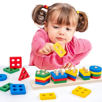 Angle Geometric Plastic Blocks – Creative Shape-Building Toy