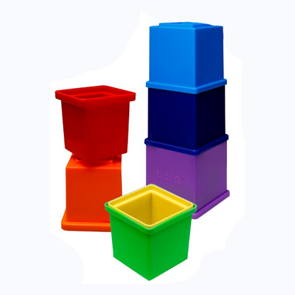Rainbow Stacking Cubes – Bright & Engaging Learning Blocks