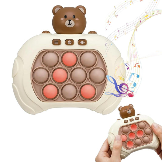 Fast Push Pop It Game – Interactive Bear-Themed Speed Bubble Pop Toy for Kids