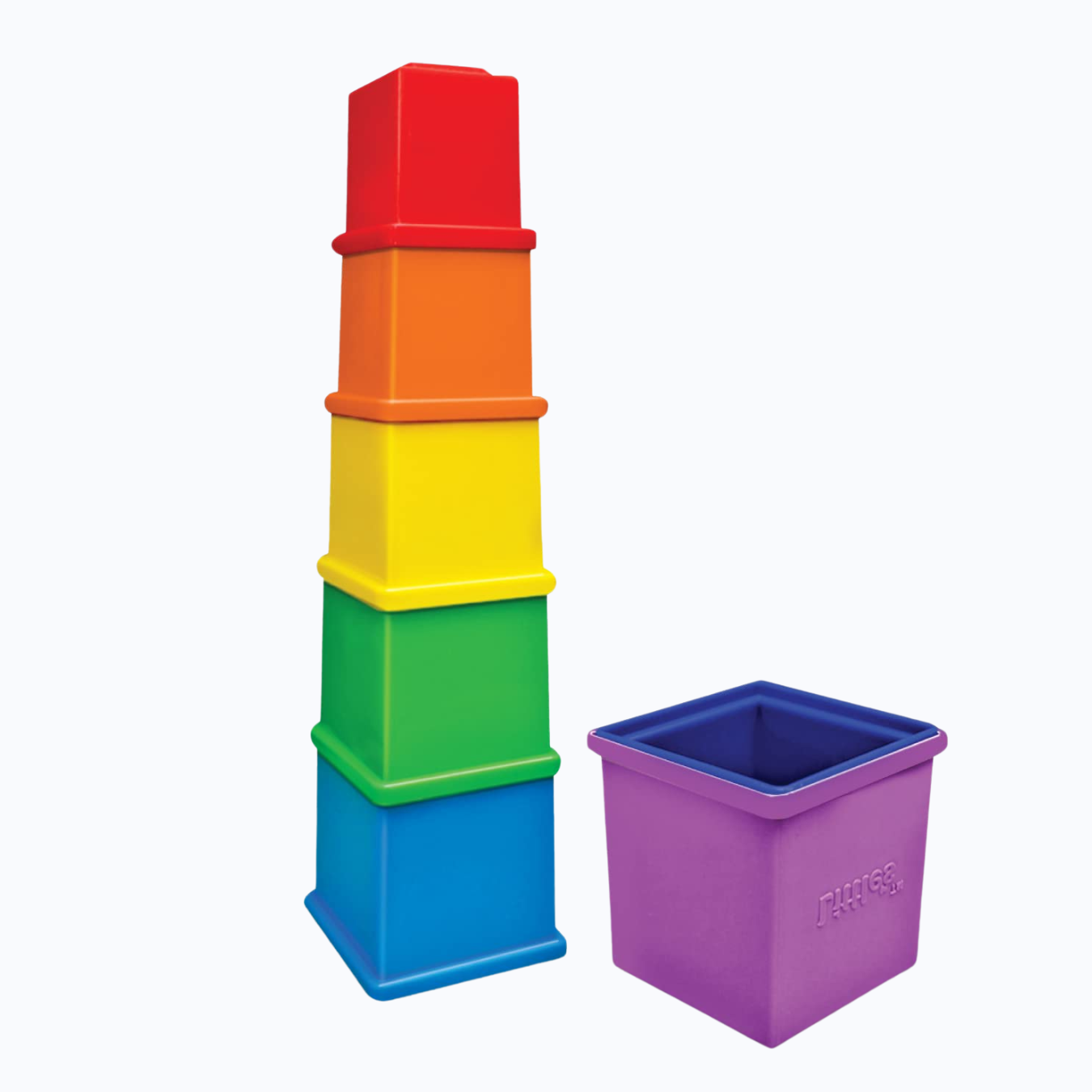 Rainbow Stacking Cubes – Bright & Engaging Learning Blocks
