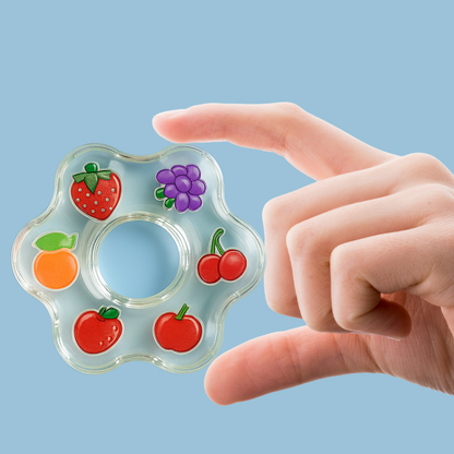 Water-Filled Baby Teether, Fruit-Themed, BPA-Free, Cooling Relief for Sore Gums