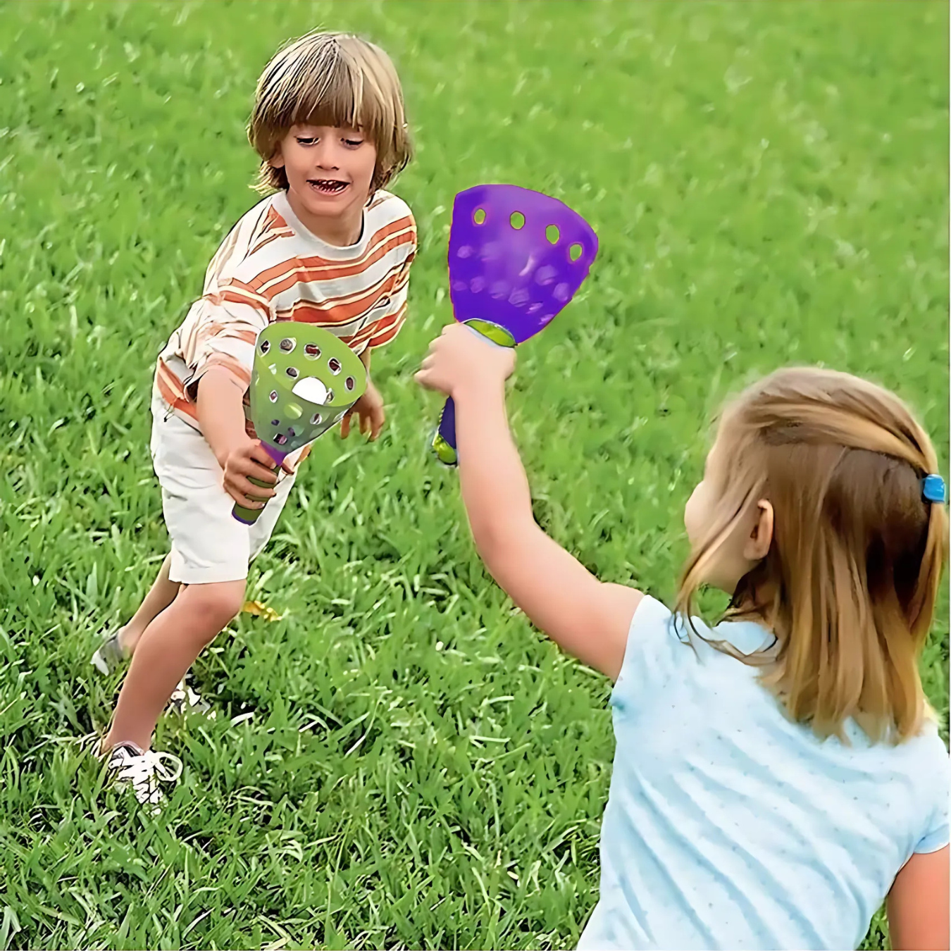 Click and Catch Twin Ball – Exciting Outdoor Play for Kids