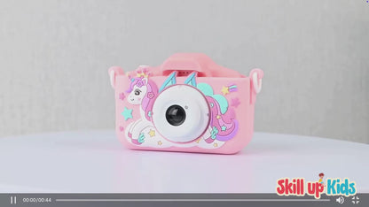 Unicorn 48MP Kids Camera with Video Recorder | For Boys & Girls | Purple & Pink